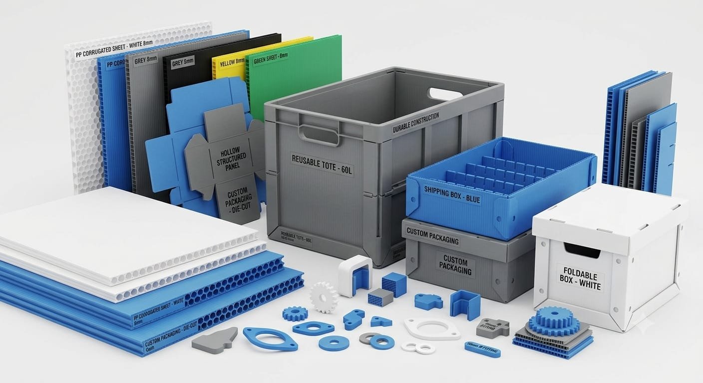 PP Corrugated Sheets & Boxes